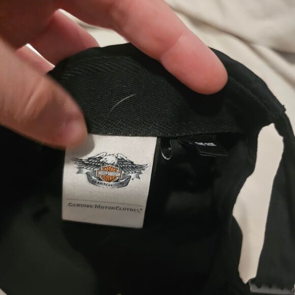 Y2K scene emo grunge biker baddie skull rhinestone cap - Picture 7 of 7